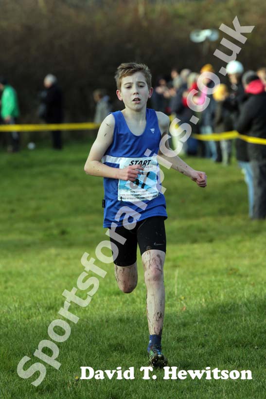 Blue 67 boys 2012 North East Championships, Summerhill Country Park, Hartlepool.